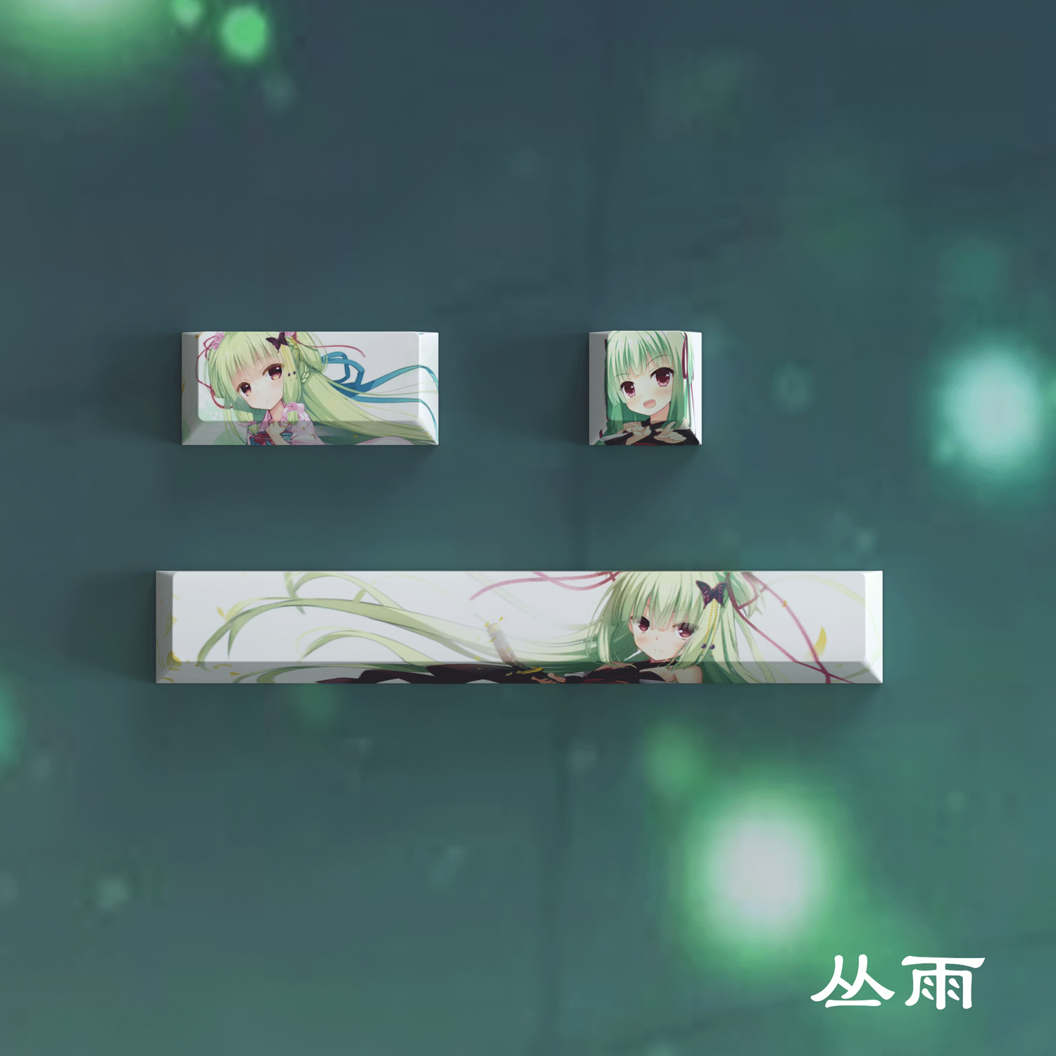 千恋万花热升华二次元动漫机械键盘键帽朝武芳乃丛雨鞍马小春