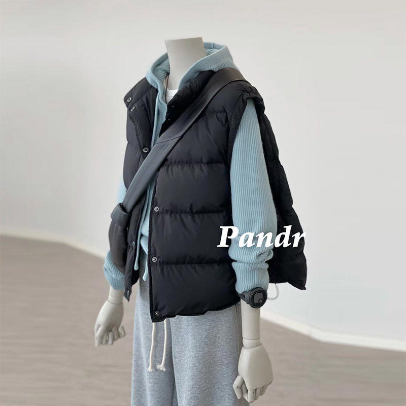 90白鸭绒面包服韩版坎肩