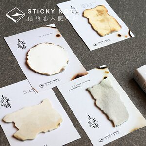 信的恋人 留言记事N次贴 便利贴 未完成的诗 烧毁 异形