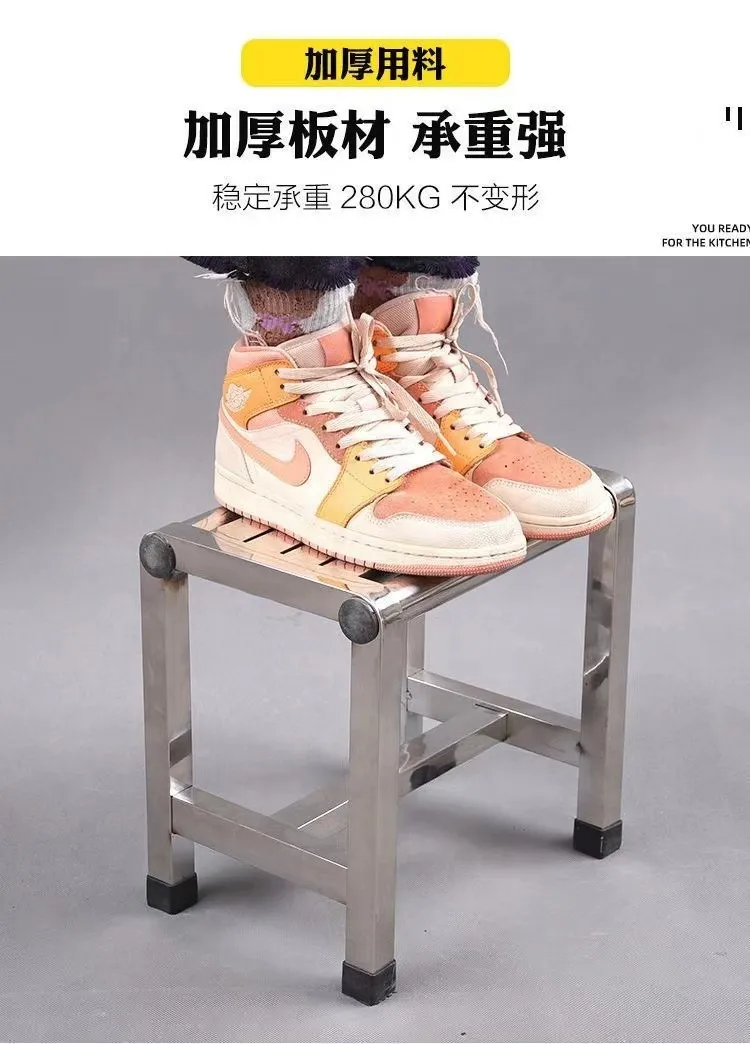 防水不锈钢矮凳浴室板凳摘菜凳不锈钢加厚凳子家用工厂操作台使用,住宅家具,矮凳,淘宝优惠券,粉丝福利购,淘宝优惠卷