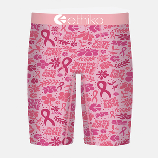 ethika新款上新涂鸦印花速干运动内裤男弹力五分内裤潮人外贸原单