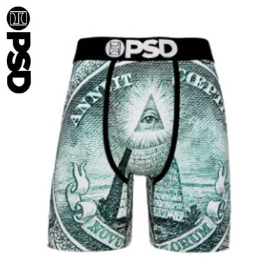 欧美潮牌PSD男士美式短裤运动篮球裤紧身ins风嘻哈内裤夏日个性四