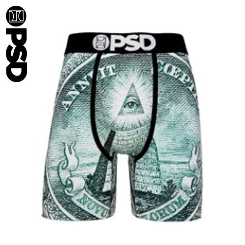 欧美潮牌PSD男士美式短裤运动篮球裤紧身ins风嘻哈内裤夏日个性四