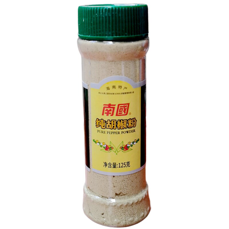 海南特产南国纯白胡椒粉125克图片