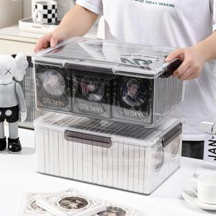 音乐某某吧唧婚谷周边谷子收纳盒透明亚克力动漫徽章展示盒