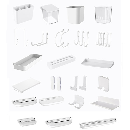 长孔洞洞板配件20mm孔距多功能墙上收纳架调料架刀具架收纳盒子