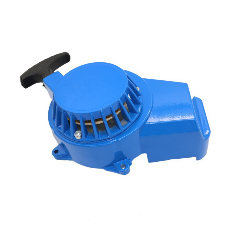 爆款二冲程小越野摩托车手拉启动器49CC全铝铝芯手拉盘批发耐久