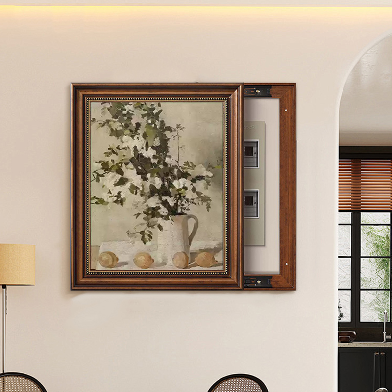 电表箱装饰画2025新款法式中古风