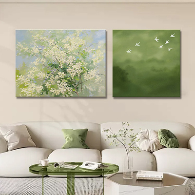 【小红书同款】绿野春风装饰画
