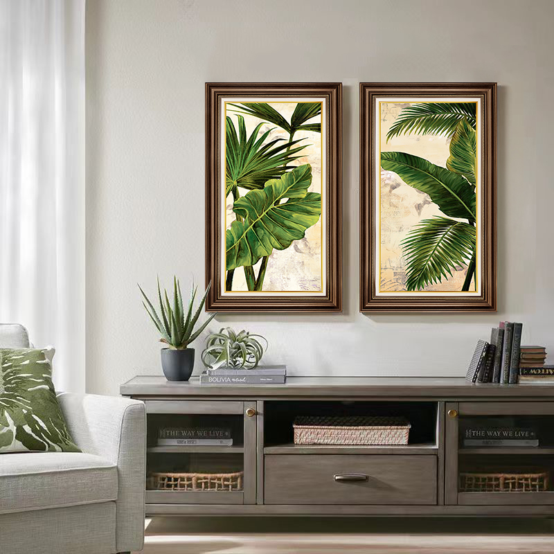 玄关装饰画2022新款美式复古是