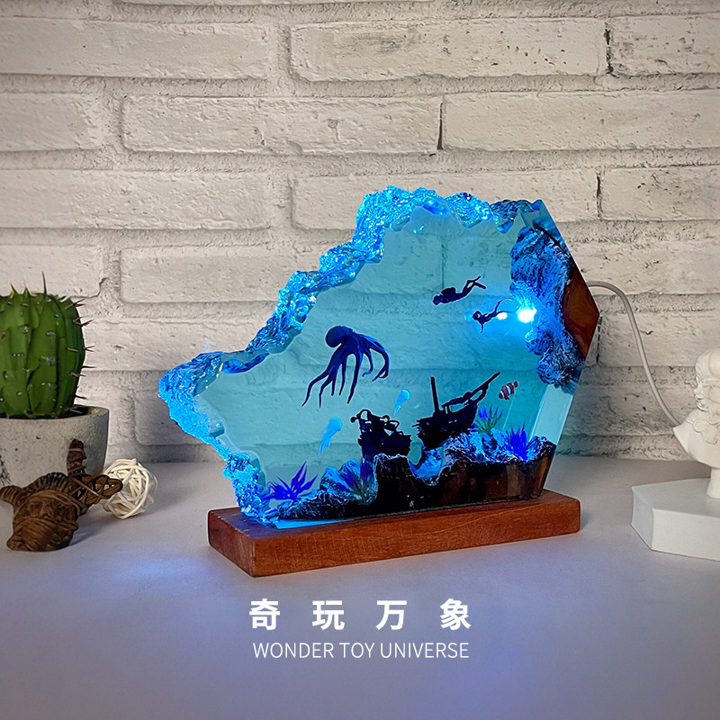 解压摆件氛围灯神秘感减压玩具