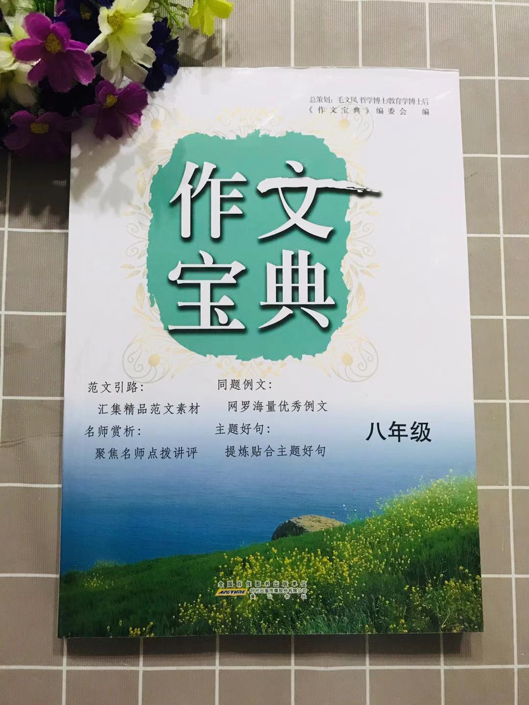 作文宝典 八年级《作文宝典》编委会编黄山书社范文引路 同题例文名师赏析 主题好句