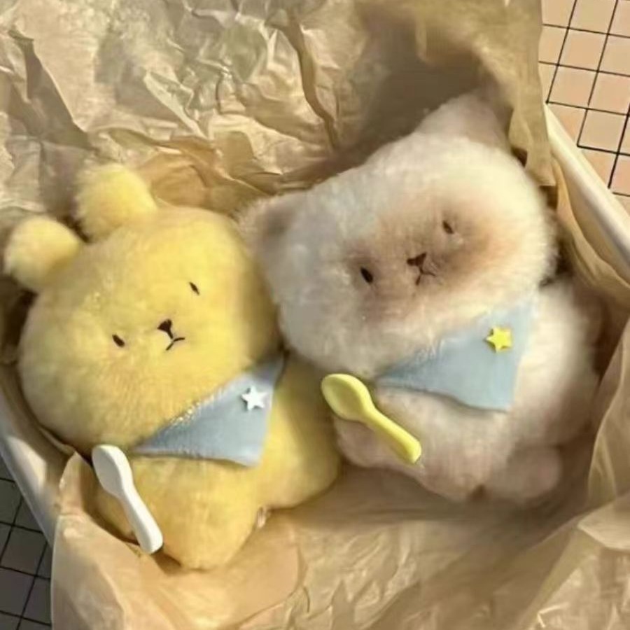 创意手作小猫挂件可爱少女心小猫兔兔手作玩偶毛绒包包挂件礼物