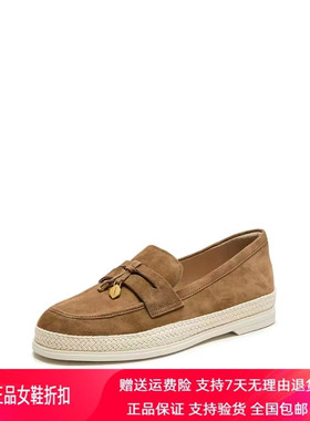 商场同款2026新款马赛夏天复古乐福鞋一脚蹬平底单鞋女鞋EFR04AA6