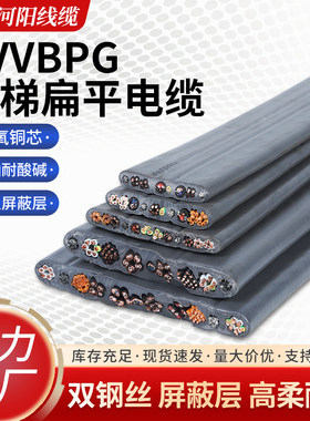 河阳TVVBPG扁平电梯线缆厂家直销