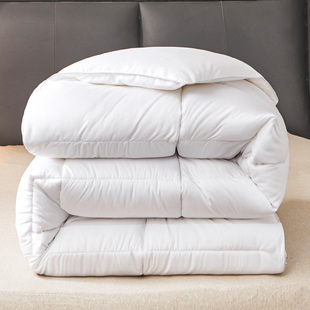 希尔顿酒店款羽绒被子加厚冬被芯羽丝绒被空调被保暖双人被学生