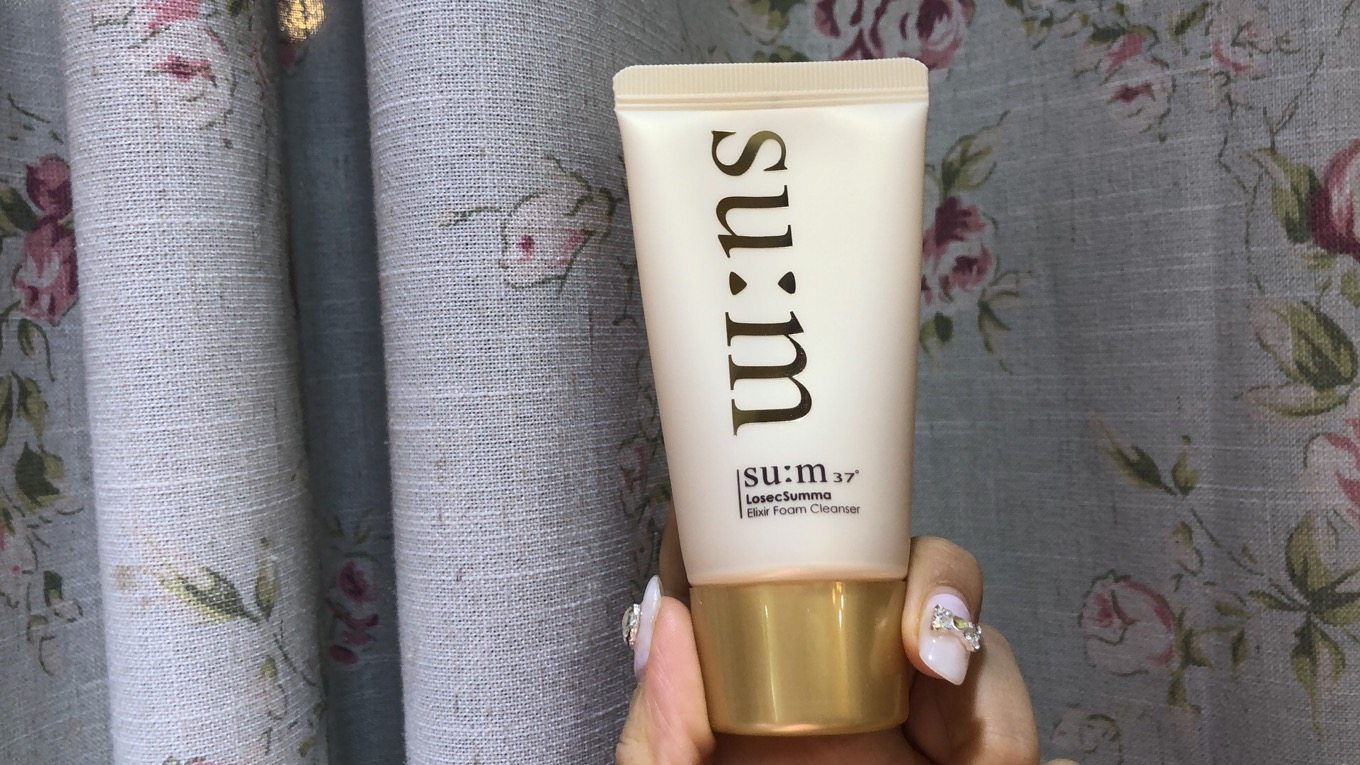 韩国苏秘sum37呼吸黄金罗马洗面奶中样60ml泡沫洁面乳