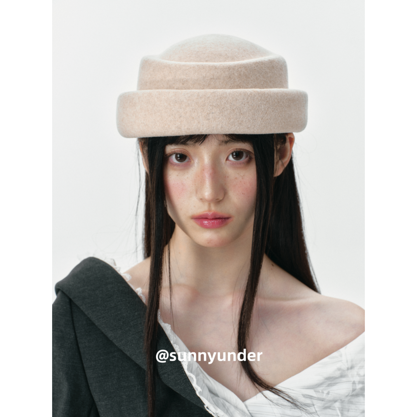 时髦羊毛呢千金贝雷帽子女春秋冬季韩版日系百搭空姐帽小沿礼帽潮