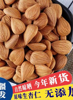 新疆发货特产生甜杏仁原味大颗粒