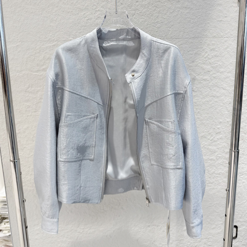 时尚长袖外套女2026年春秋季新款百搭小个子洋气夹克上衣潮