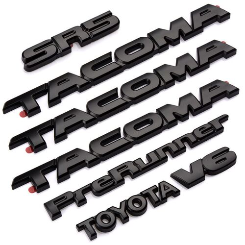 TACOMA覆盖车标 适用于丰田塔库玛3D立体贴标 皮卡V6 4X4 SR5覆盖