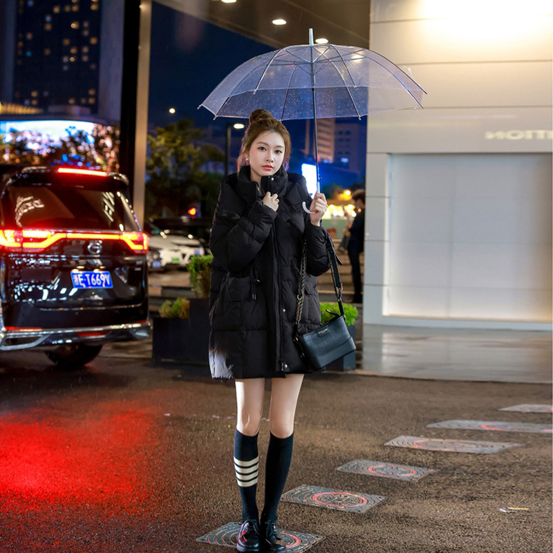 版型超好看的羽绒服女中长款高端