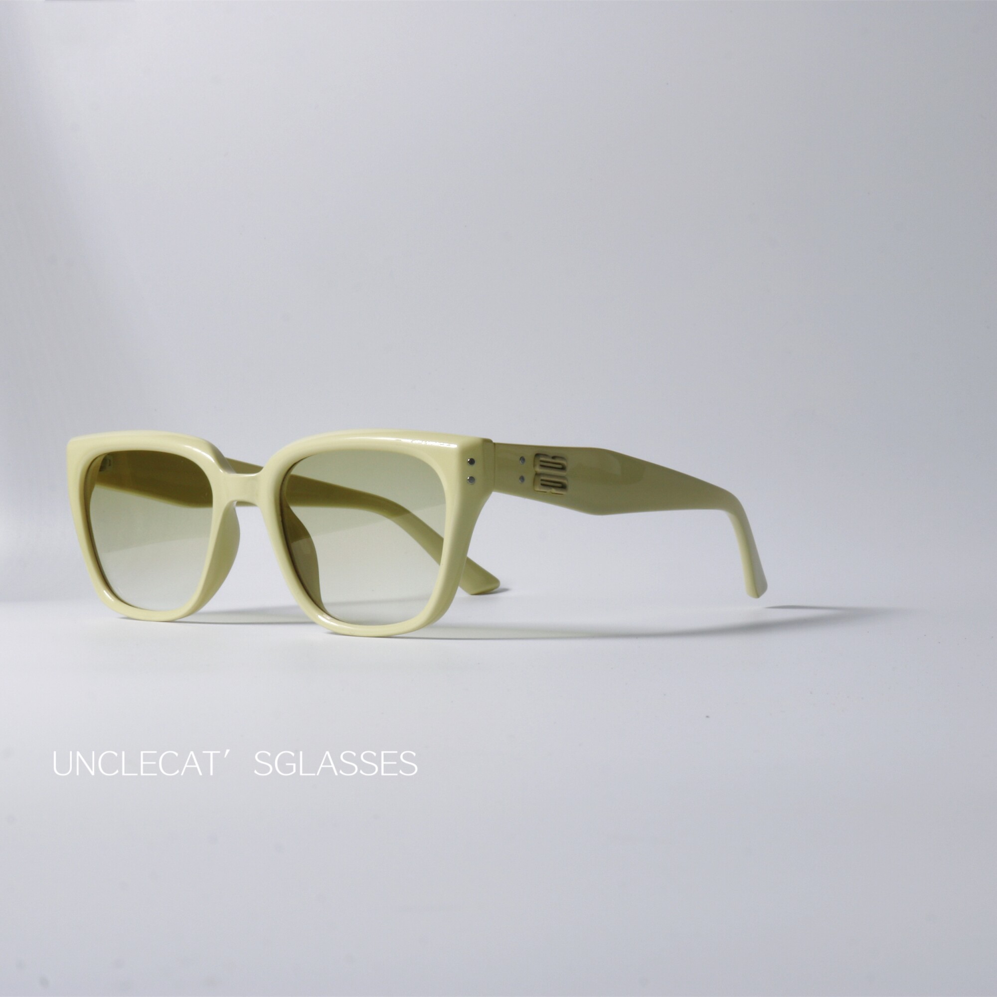 独特芝士起司配色太阳眼镜UV400防紫外线辐射配近视韩版黑框墨镜