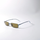 金属半框设计超轻太阳眼镜UV400防紫外线窄框长方形可配近视墨镜