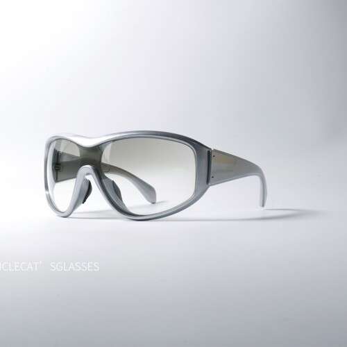 科幻大框环绕包裹UV400太阳镜