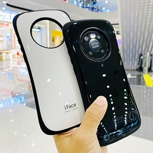 iFace适用华为Mate40Pro手机壳防摔小蛮腰Mate40E保护壳全包P50壳镜面弧形Mate50E套加厚挂绳鼎桥M40保护壳亮