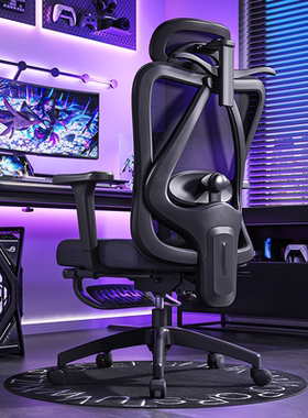 【新品】W09人体工学椅撑腰椅电竞椅子久坐舒服电脑椅办公室座椅