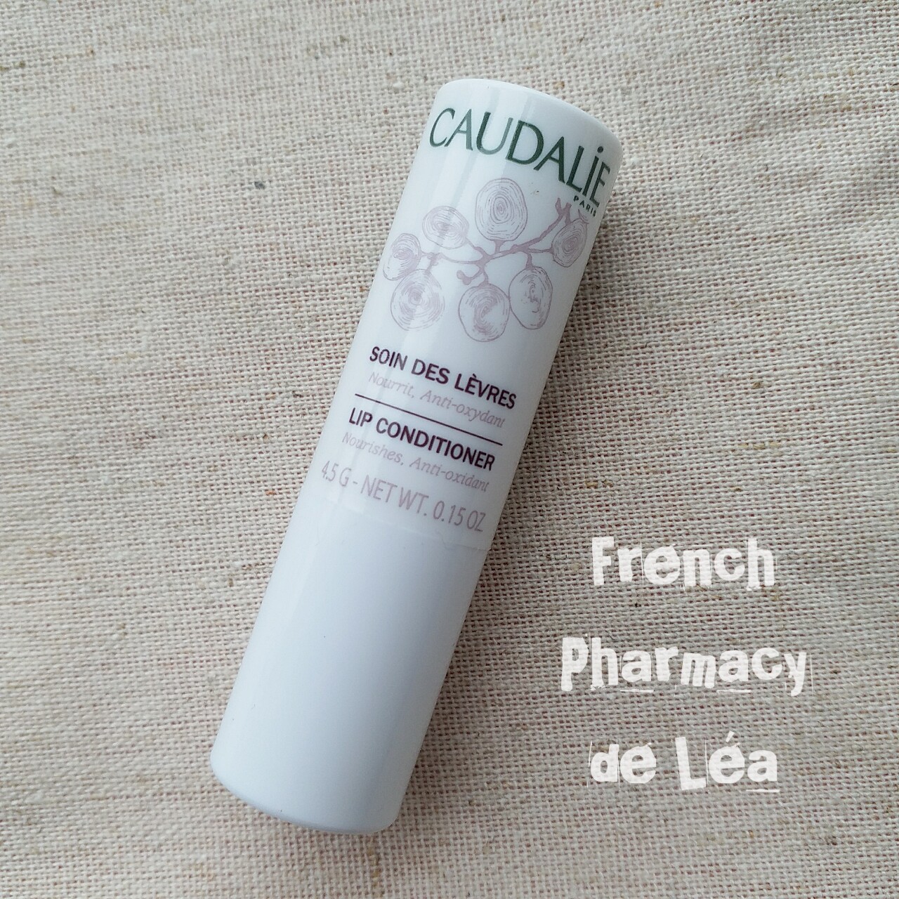 【现货】欧缇丽caudalie 葡萄籽多酚修护润唇膏 4.5g无色 淡唇纹