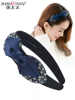 Hairband Women's Hair Jewelry Rhinestone Big Bow hairclip hairclip Bangle Hairband Korean Headwear