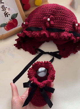 蝴蝶结鞋帽手工diy材料包