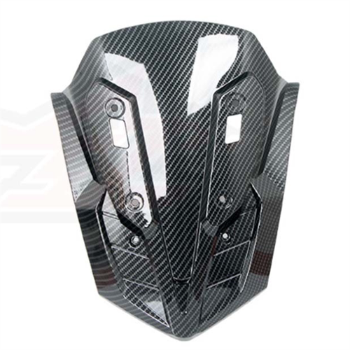 适用于21-24款NMAX155纤维前挡风玻璃内罩水转印电镀装饰件外壳
