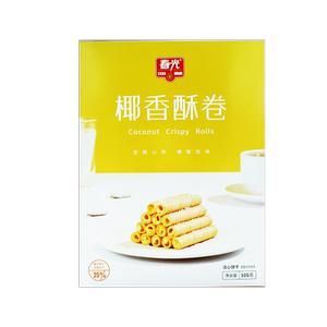 海南特产春光椰香/榴莲酥卷/椰蓉凤凰卷105克X3盒蛋卷香酥饼干