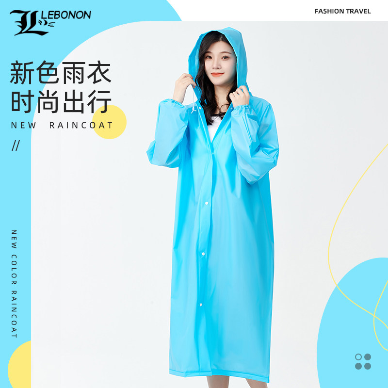 力伯侬一次性雨衣加长加厚图片