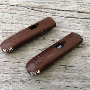 适用于悦刻宙斯牛皮保护套保护壳真皮手工缝制