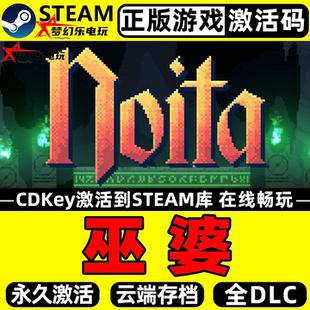 Noita 巫婆 CDKey入库 Steam激活码 全DLC像素图形类Rogue游戏 正版