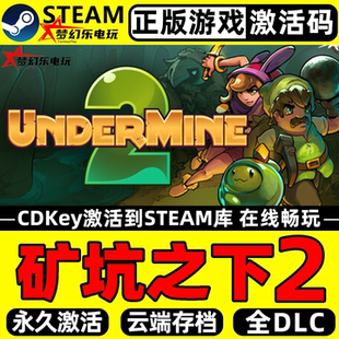 矿坑之下2 正版Steam激活码CDKey入库 UnderMine 2 全DLC独立游戏