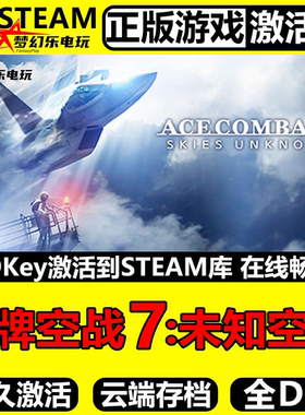 皇牌空战7:未知空域 正版Steam激活码CDKey入库全DLC模拟飞行游戏