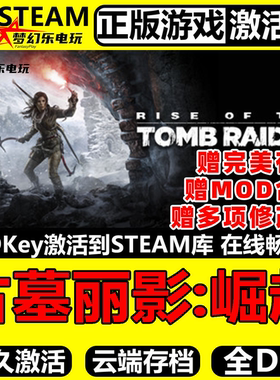 古墓丽影10崛起 正版Steam激活码CDK入库Rise of the Tomb Raider