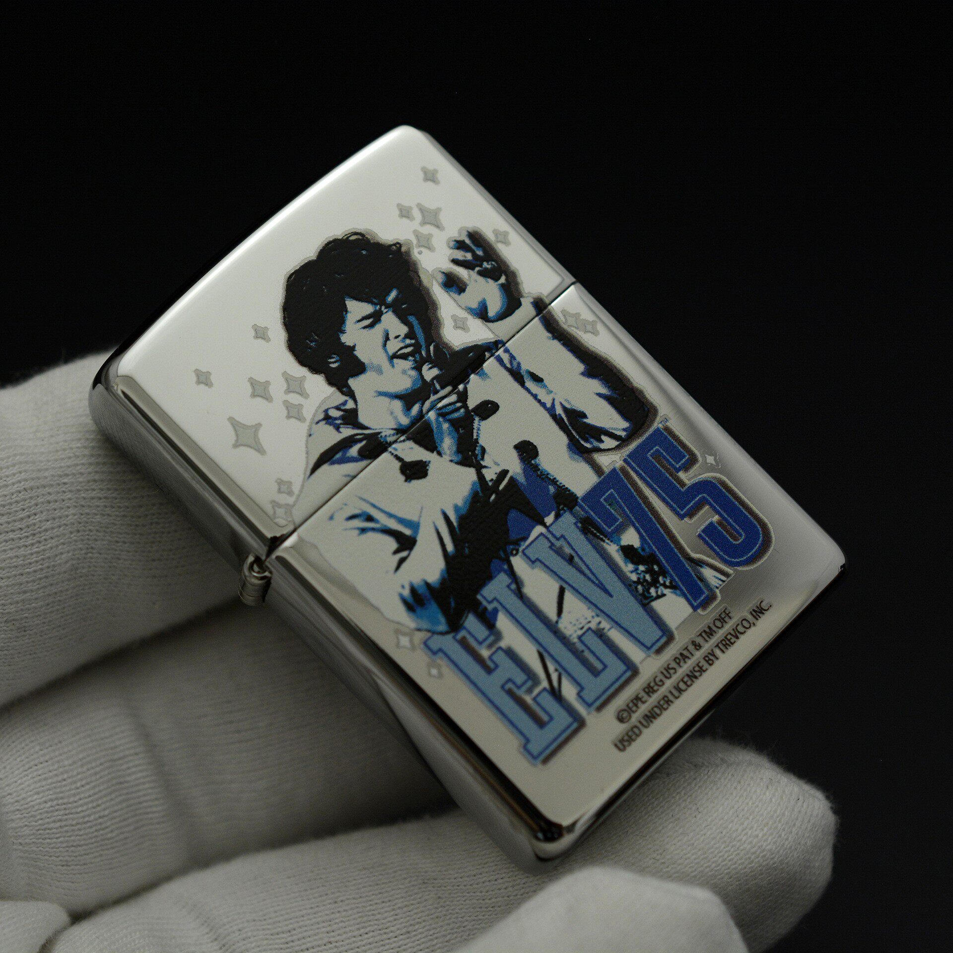 正品zippo 音乐与乐队 24867 猫王75周年纪念限量版 老机