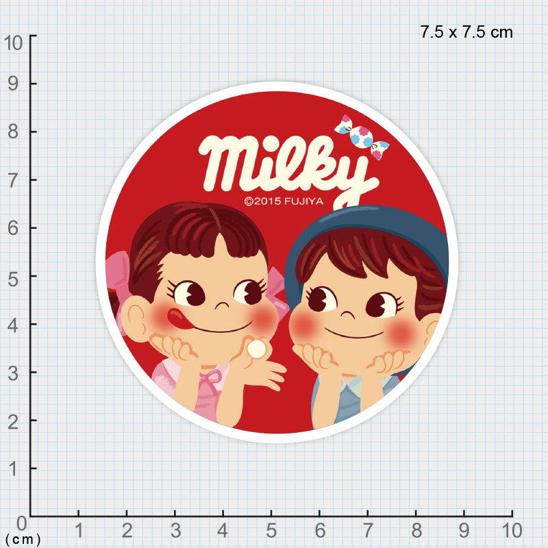 牛奶妹 可爱卡通贴纸 旅行箱贴纸 笔记本电脑贴纸 电机车冰箱贴纸