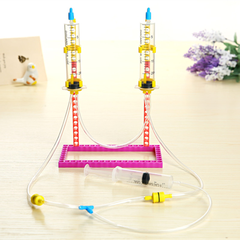 科学益智玩具科技制作diy材料自制手工机器人小发明 虹吸和喷泉