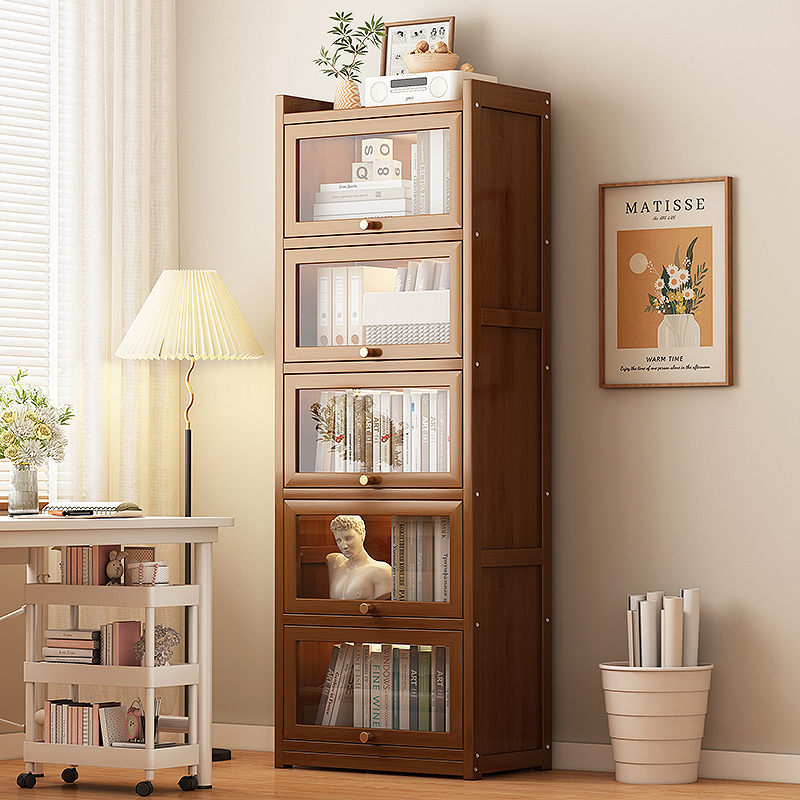 简易书架落地靠墙客厅置物架