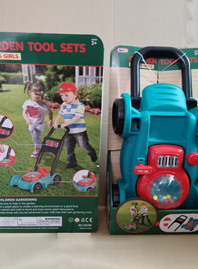 出口儿童声光电动泡泡机,玩具小推车,仿真割草机Lawn Mower