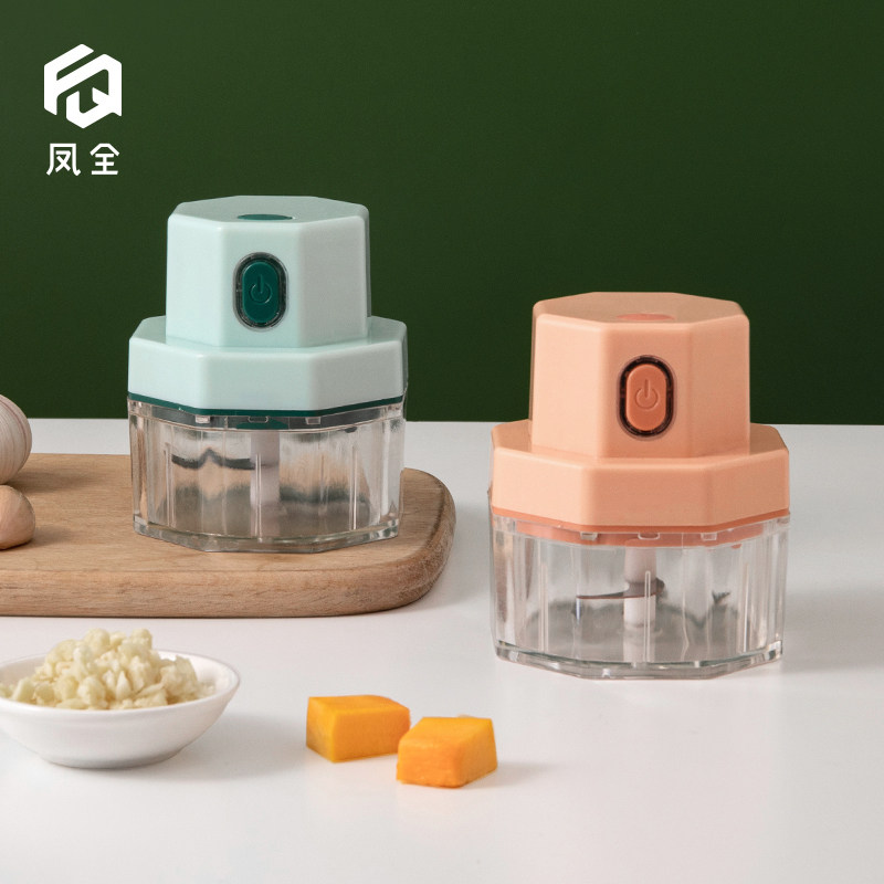 电动蒜蓉捣碎器捣蒜小型家用蒜末