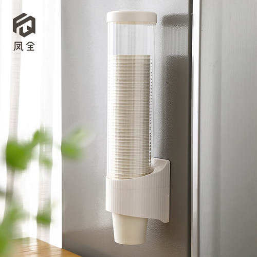 一次性自动饮水机家用免打孔杯架