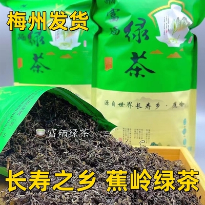 广东梅州蕉岭绿茶炒青绿茶500g